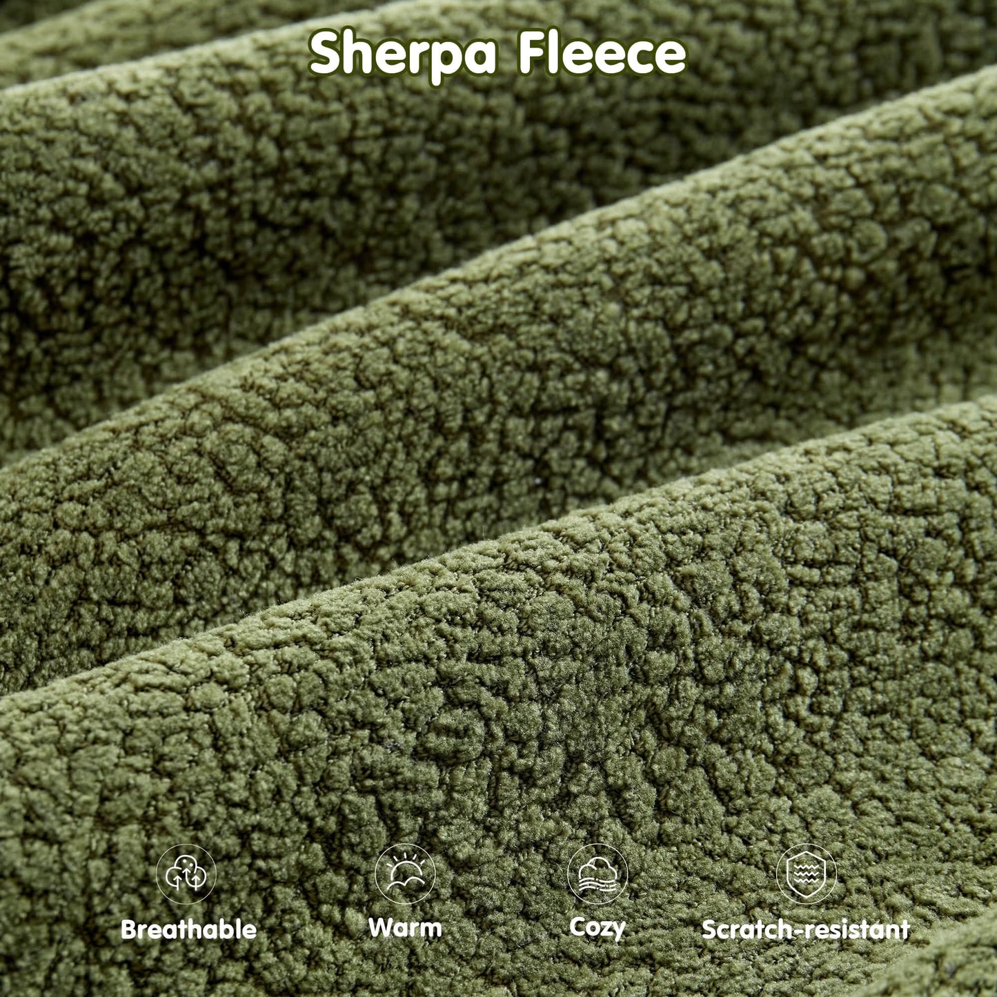 OVIOS 104" L-Shape Modular Couch with Chaise,Cloud Velvet Fabric,No Assembly Required