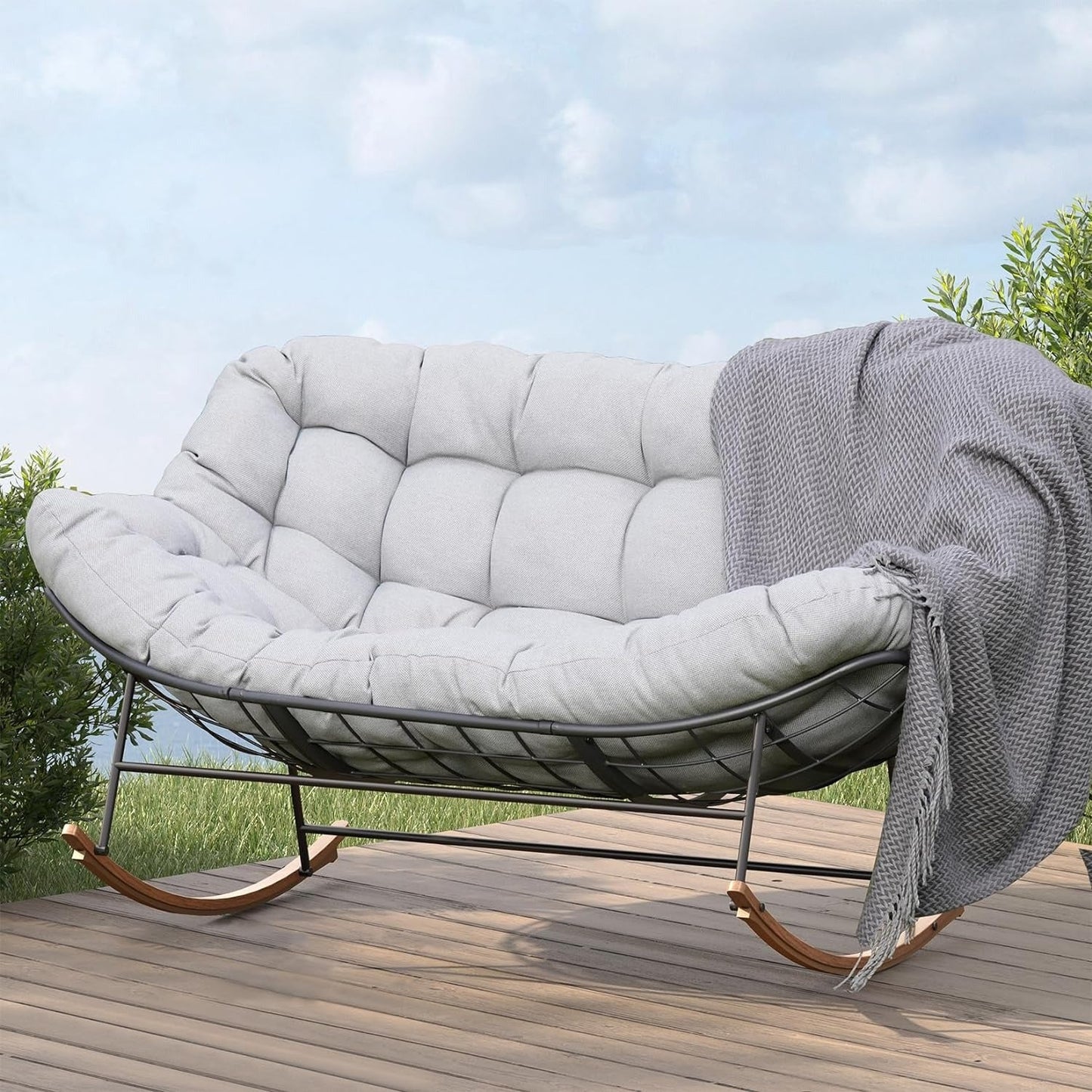 Outdoor Double Rocking Chair