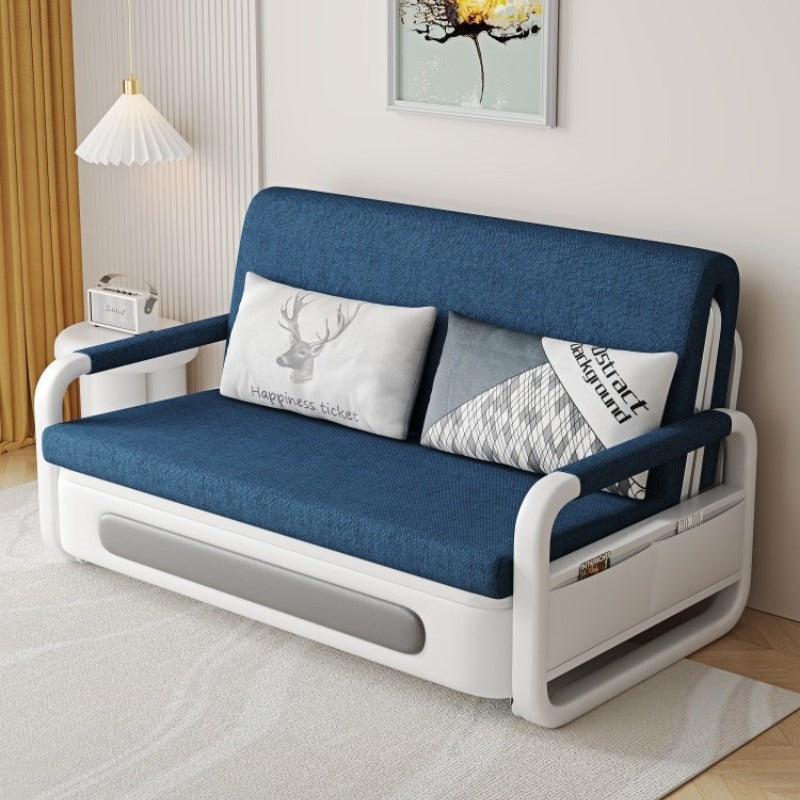 2-in-1 Multifunctional Sofa Bed w/ Adjustable Backrest & Storage